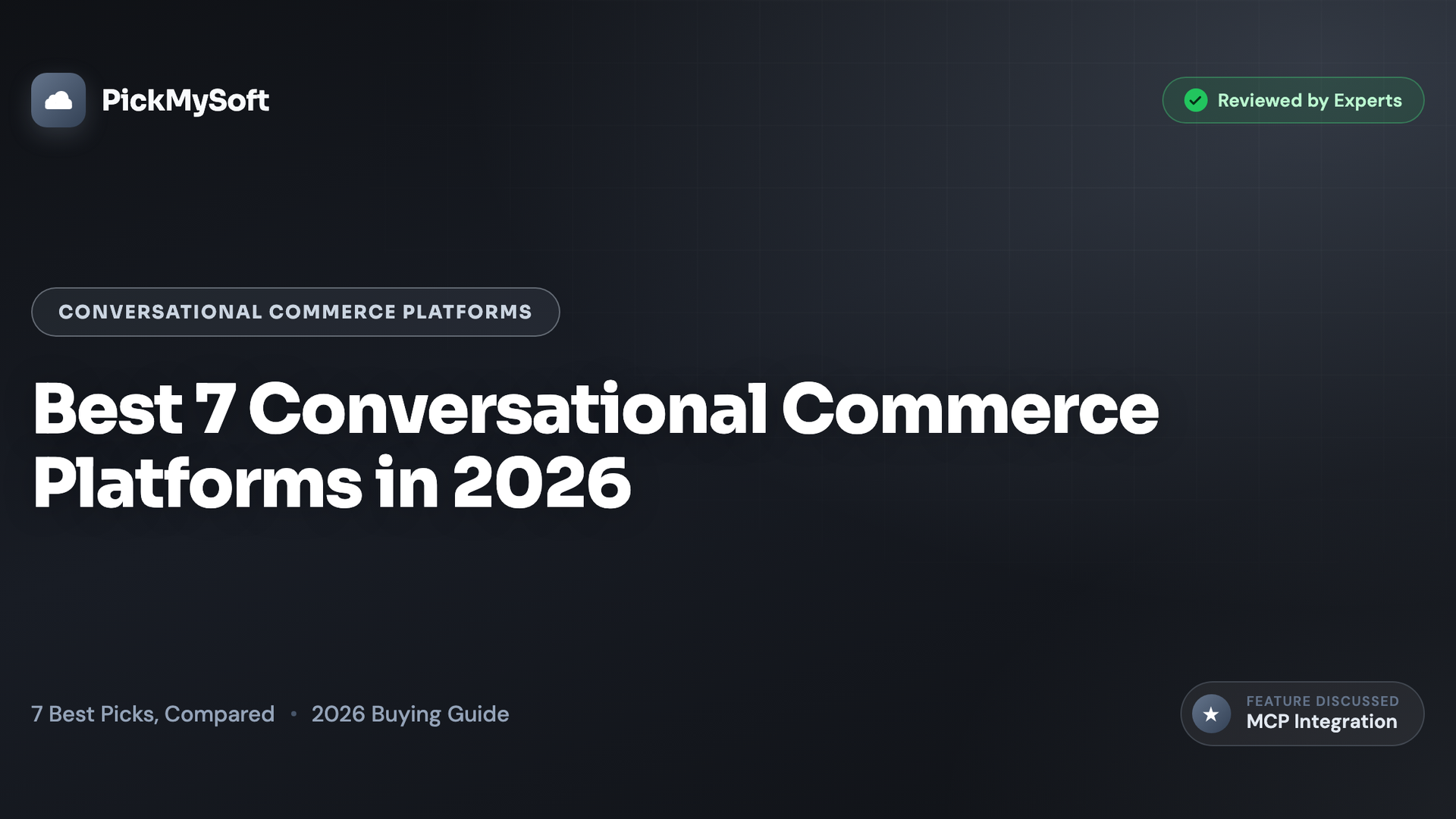 Best 7 Conversational Commerce Platforms in 2026