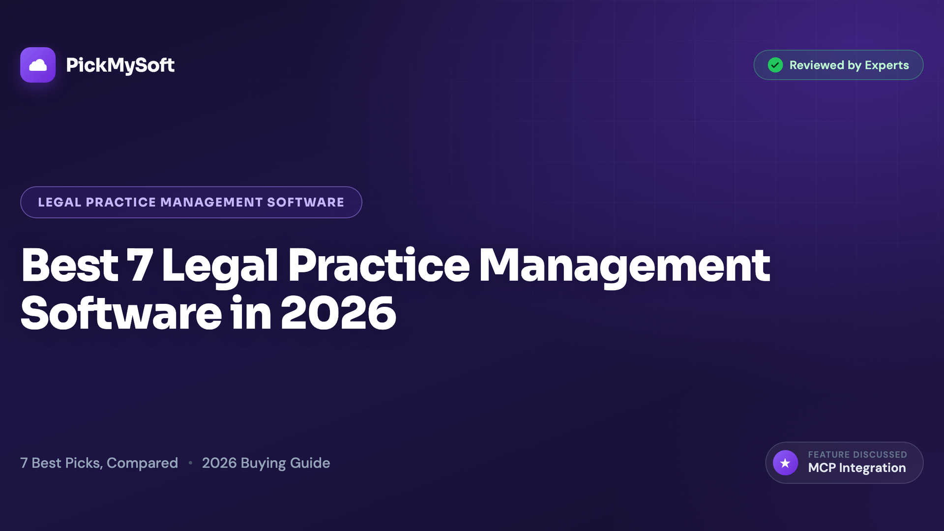 Best 7 Legal Practice Management Software in 2026