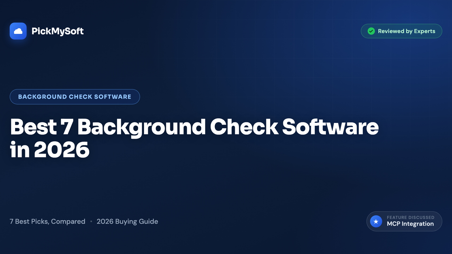 Best 7 Background Check Software in 2026