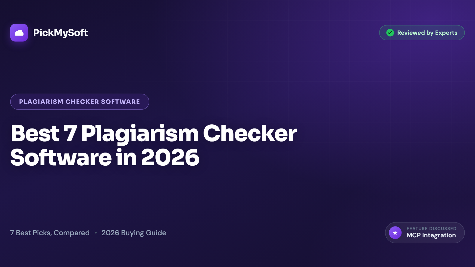 Best 7 Plagiarism Checker Software in 2026