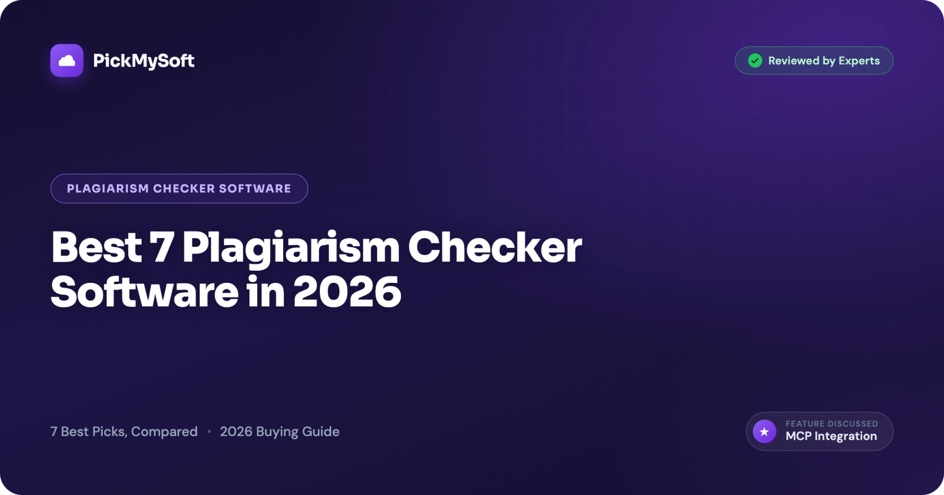 Best 7 Plagiarism Checker Software in 2026