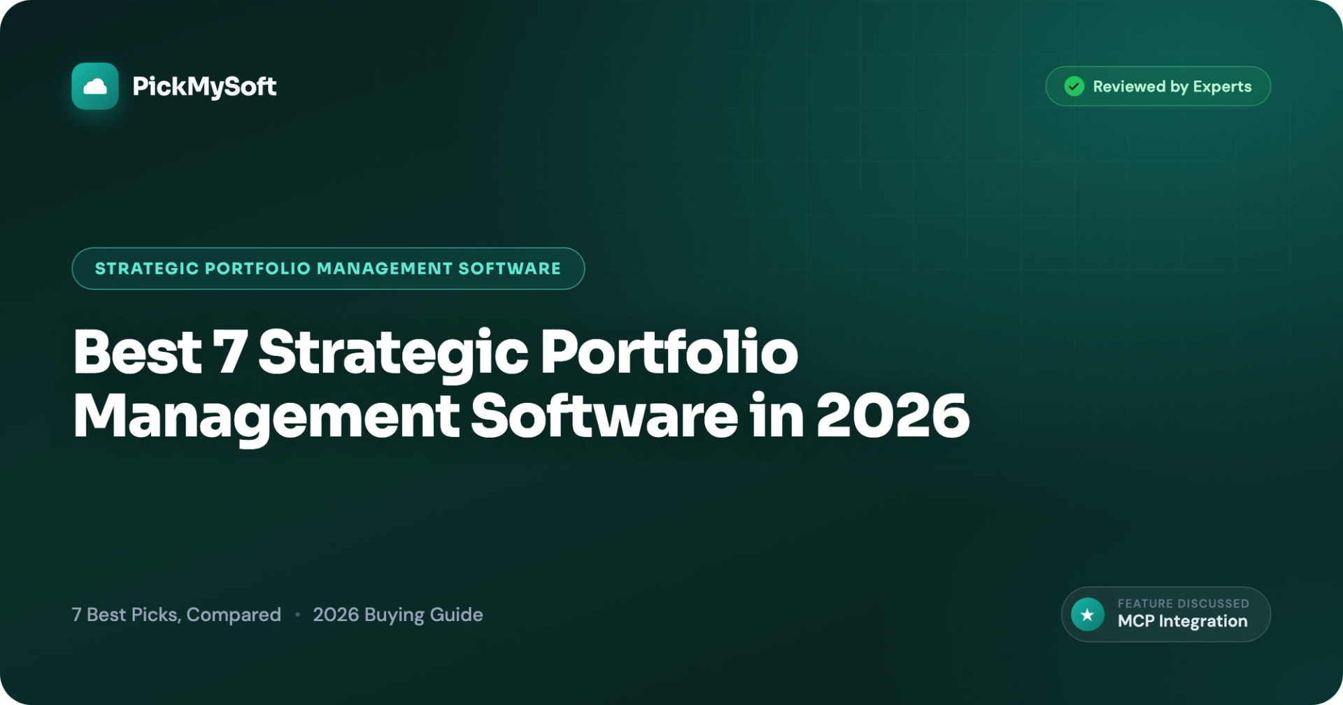 Best 7 Strategic Portfolio Management Software in 2026
