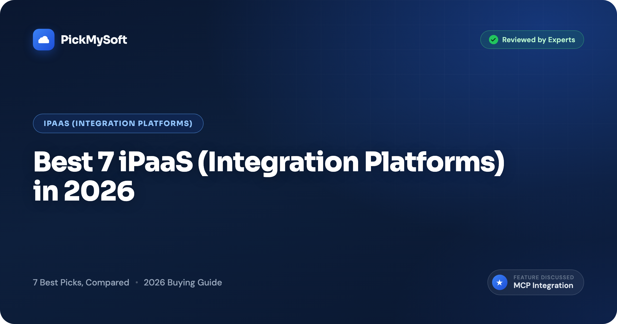 Best 7 iPaaS (Integration Platforms) in 2026