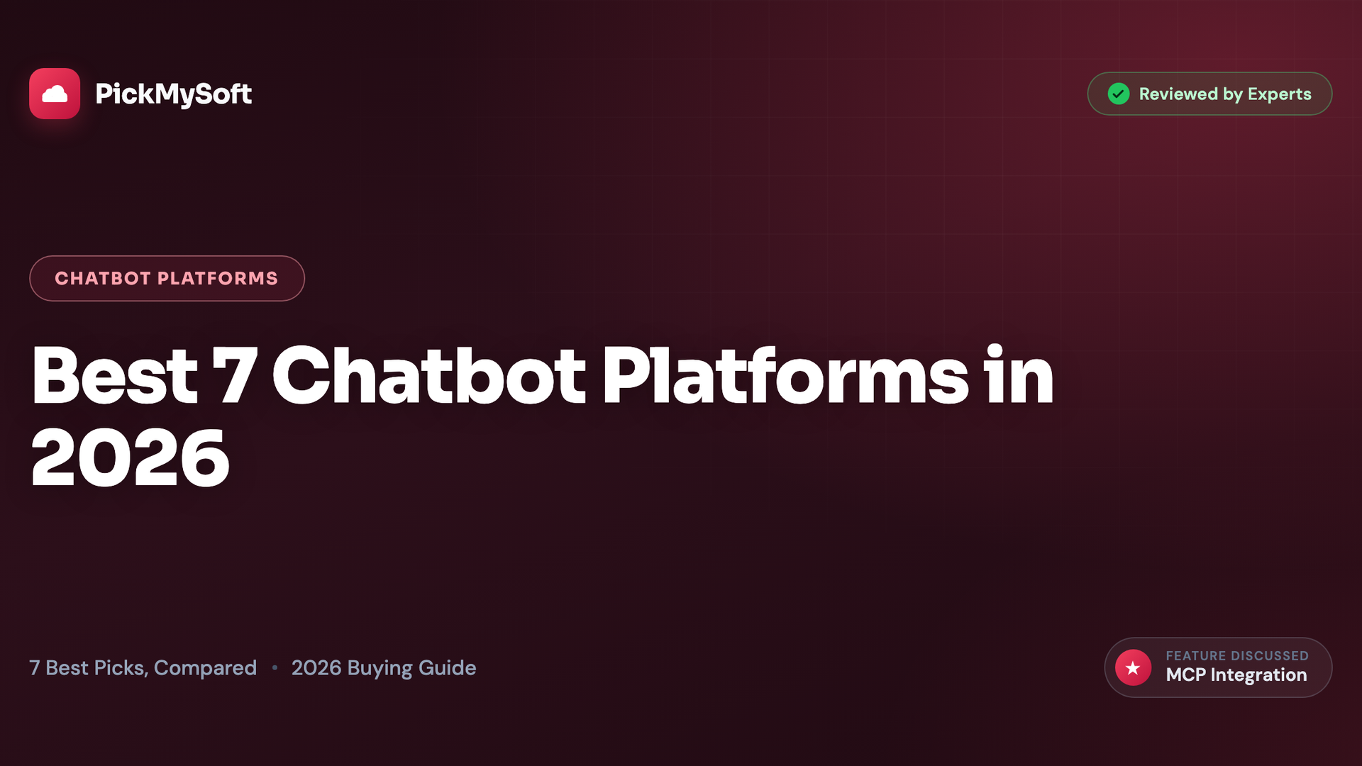 Best 7 Chatbot Platforms in 2026