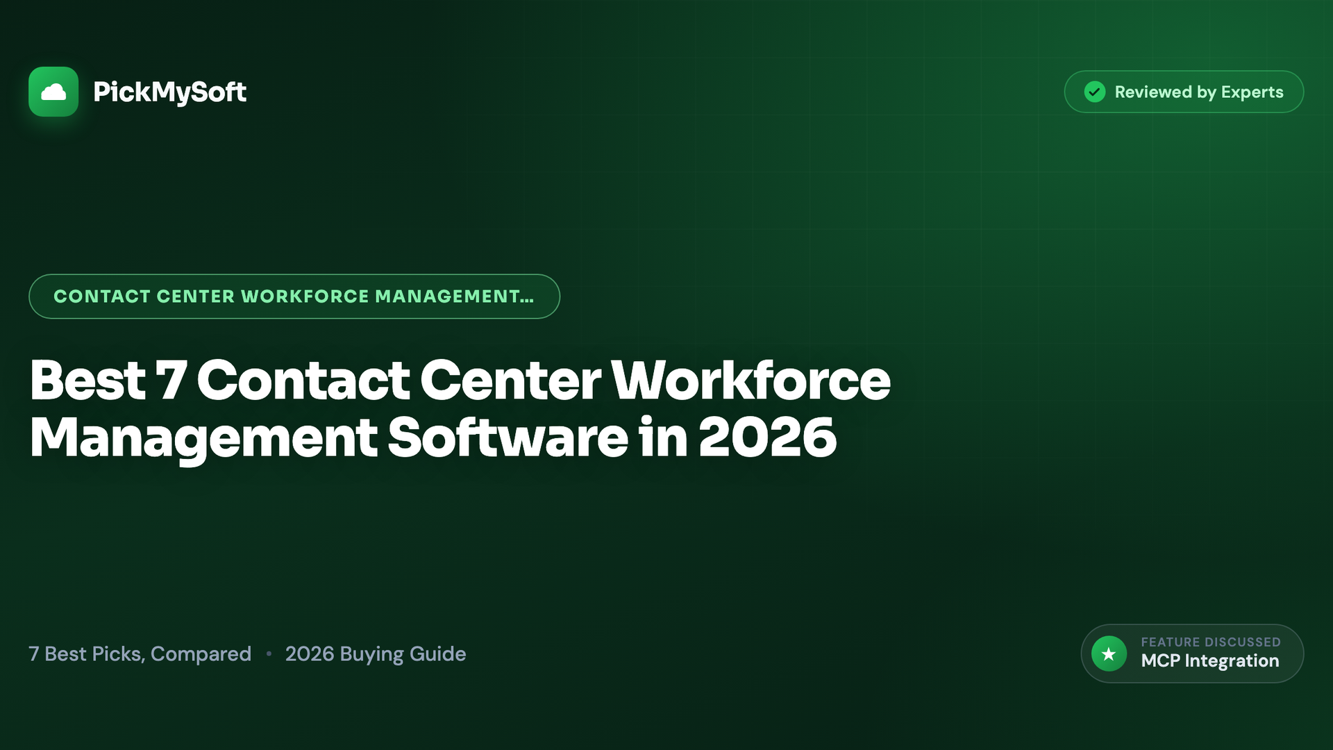 Best 7 Contact Center Workforce Management Software in 2026