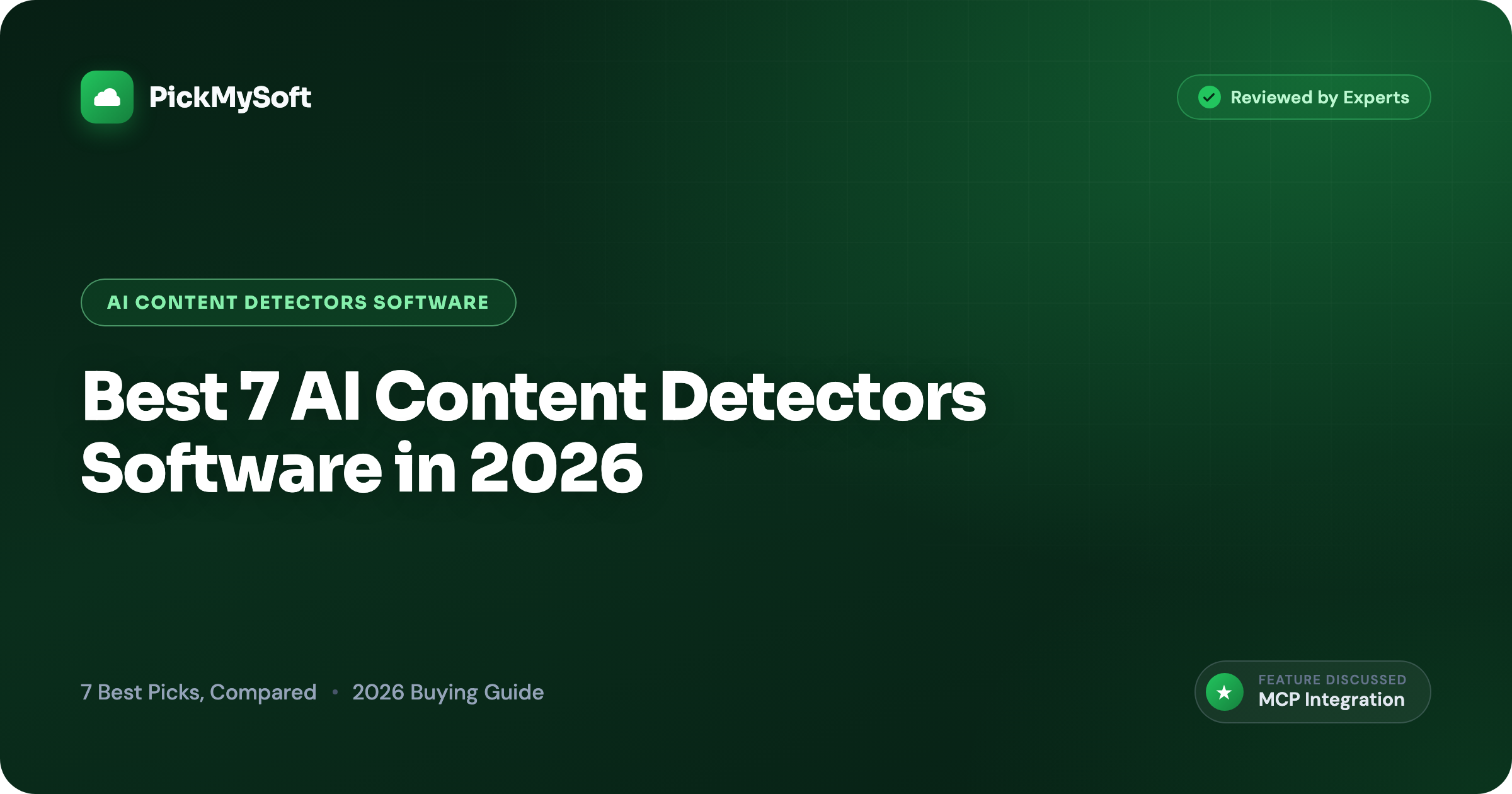 Best 7 AI Content Detectors Software in 2026