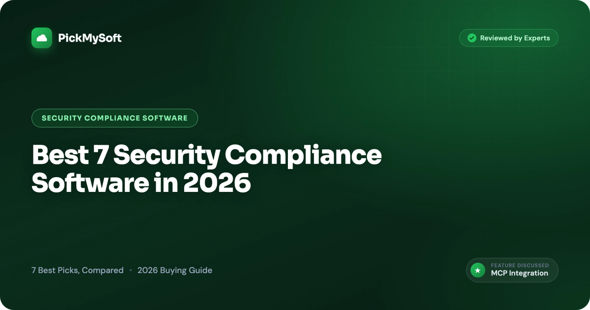Best 7 Security Compliance Software in 2026