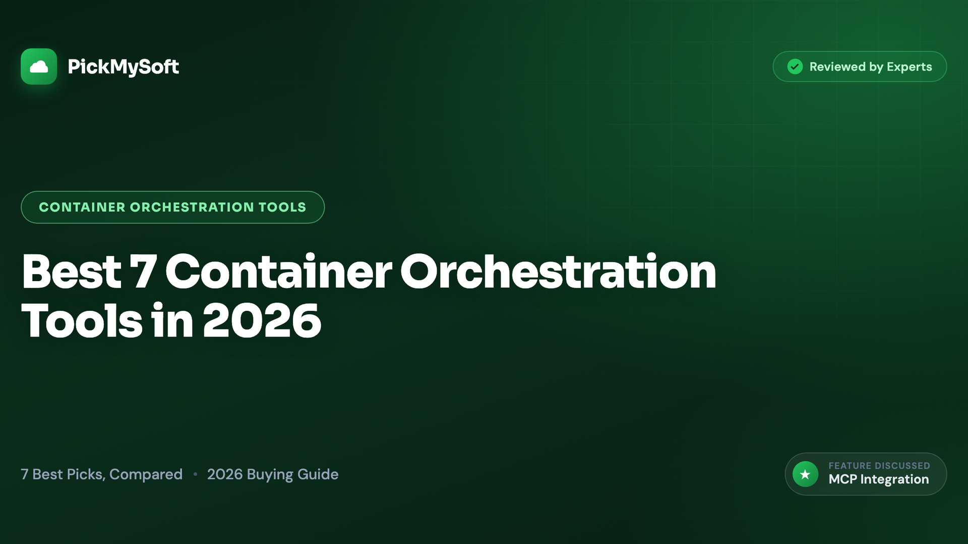 Best 7 Container Orchestration Tools in 2026
