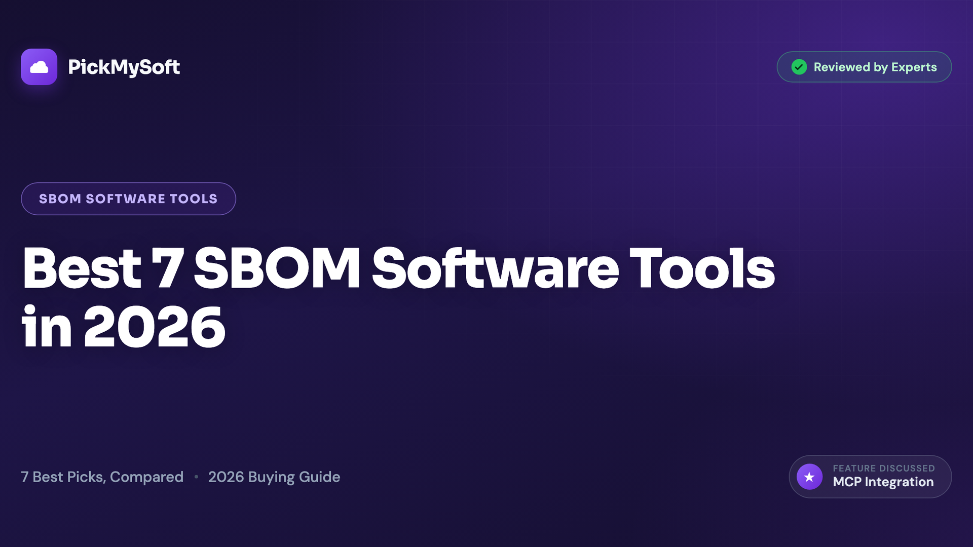 Best 7 SBOM Software Tools in 2026