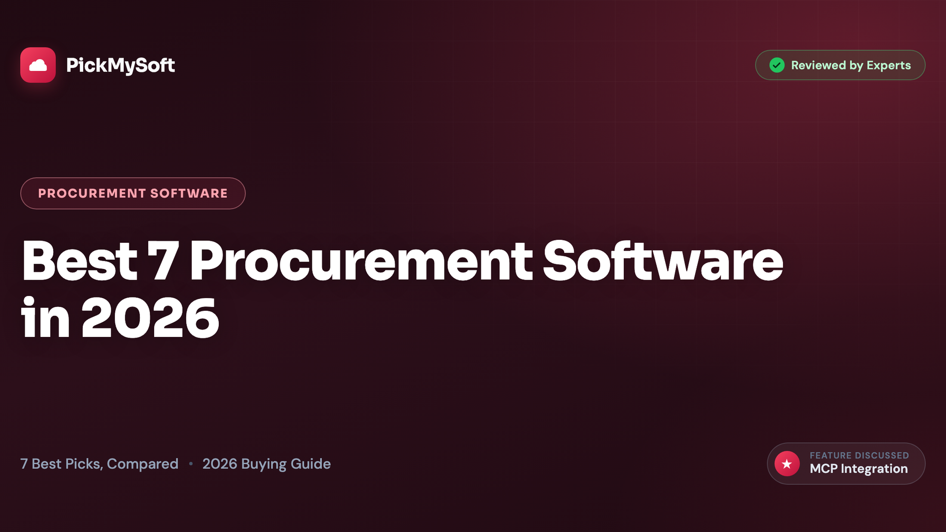 Best 7 Procurement Software in 2026