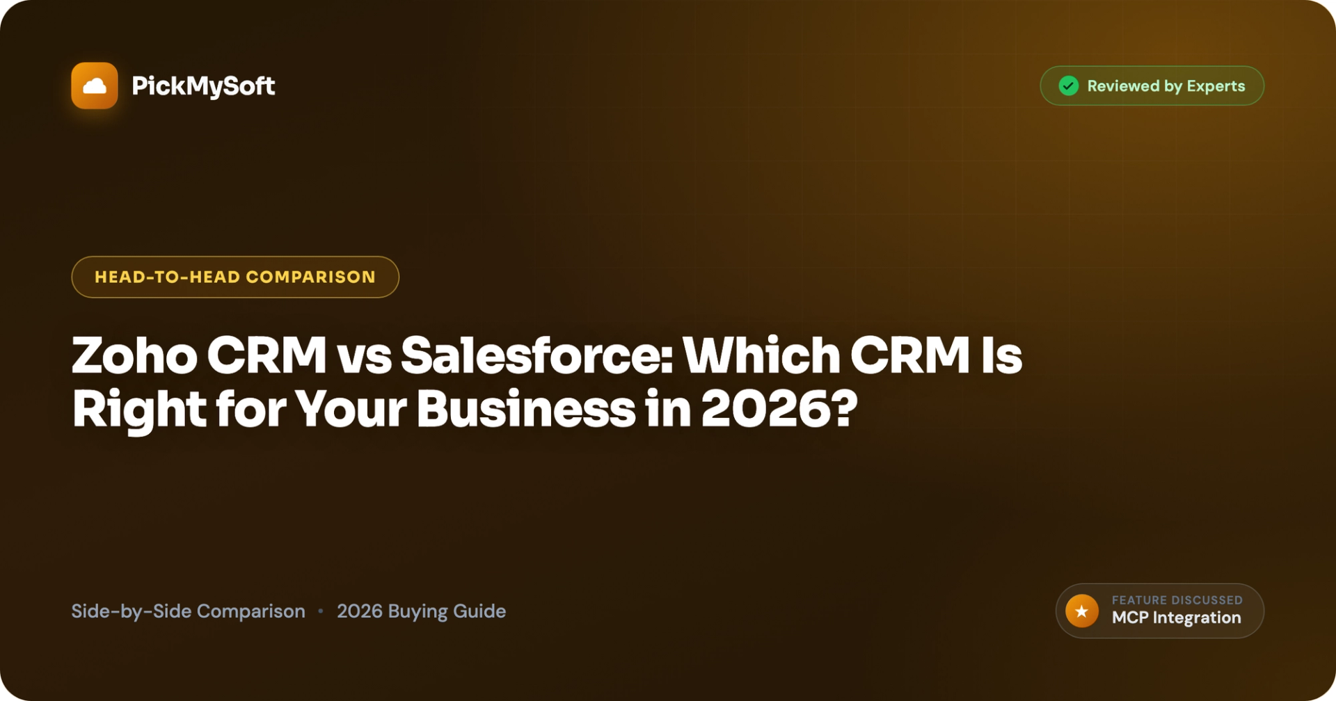 Zoho CRM vs Salesforce: Which CRM Is Right for Your Business in 2026?