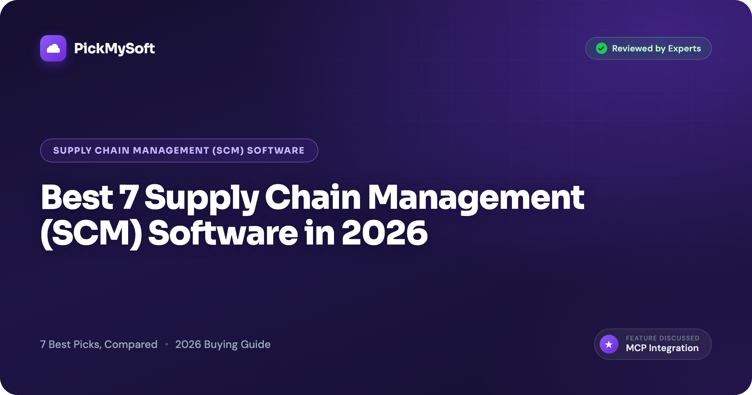 Best 7 Supply Chain Management (SCM) Software in 2026