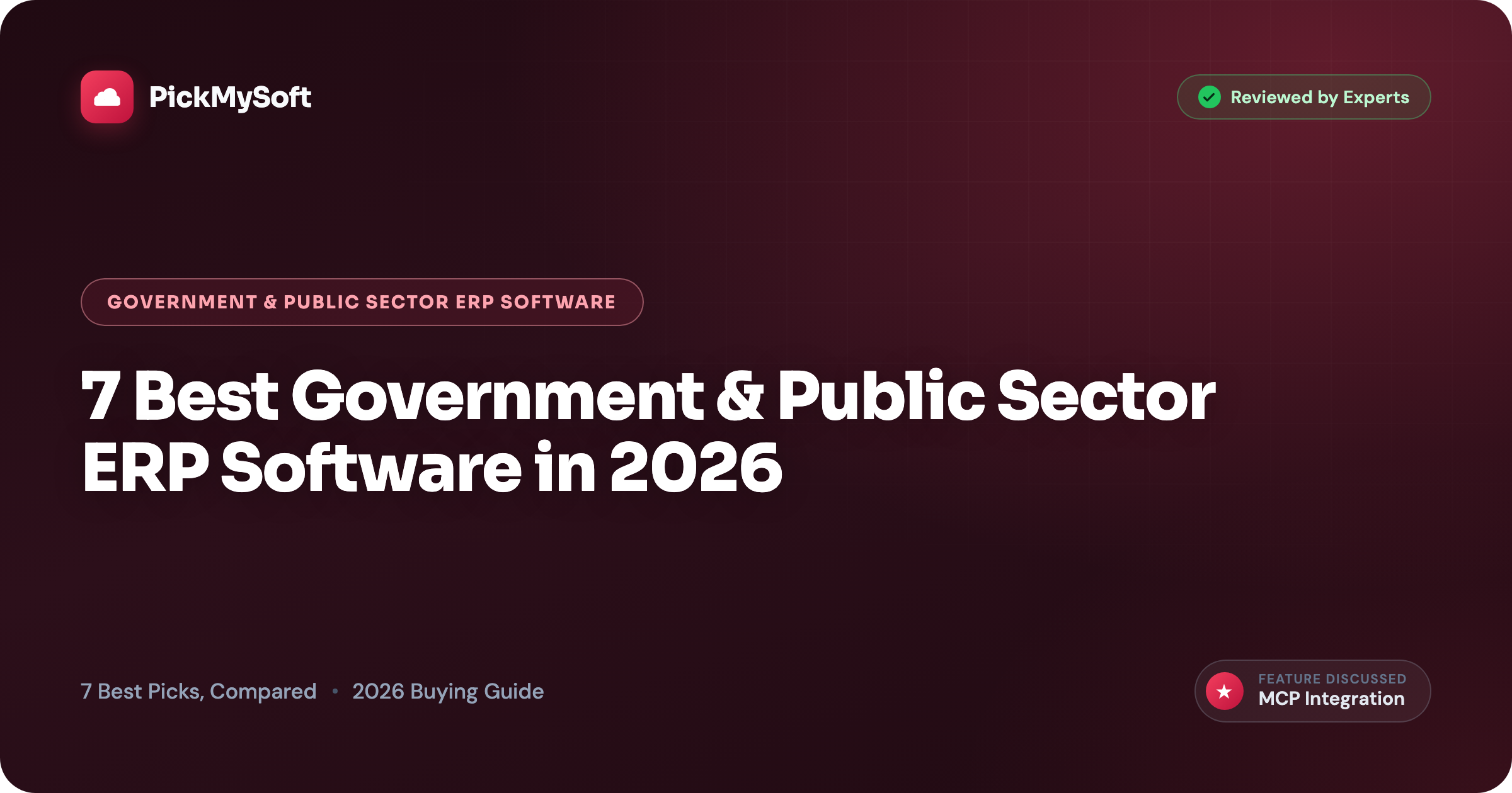 7 Best Government & Public Sector ERP Software in 2026