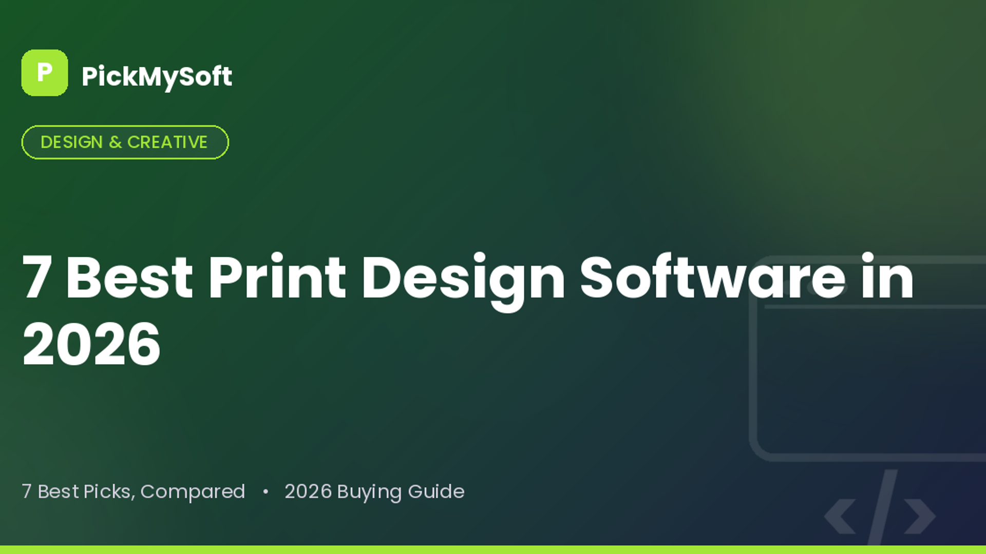 Best Print Design Software