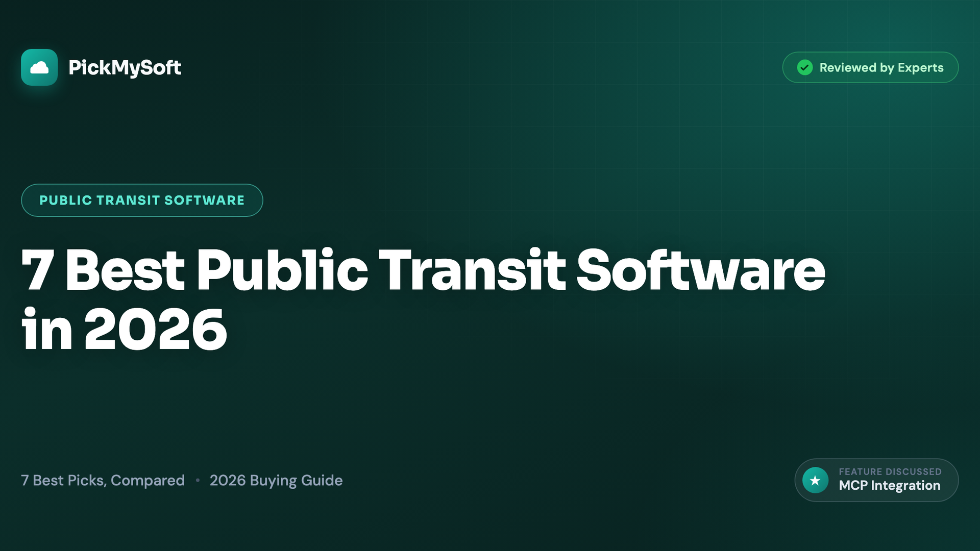 7 Best Public Transit Software in 2026