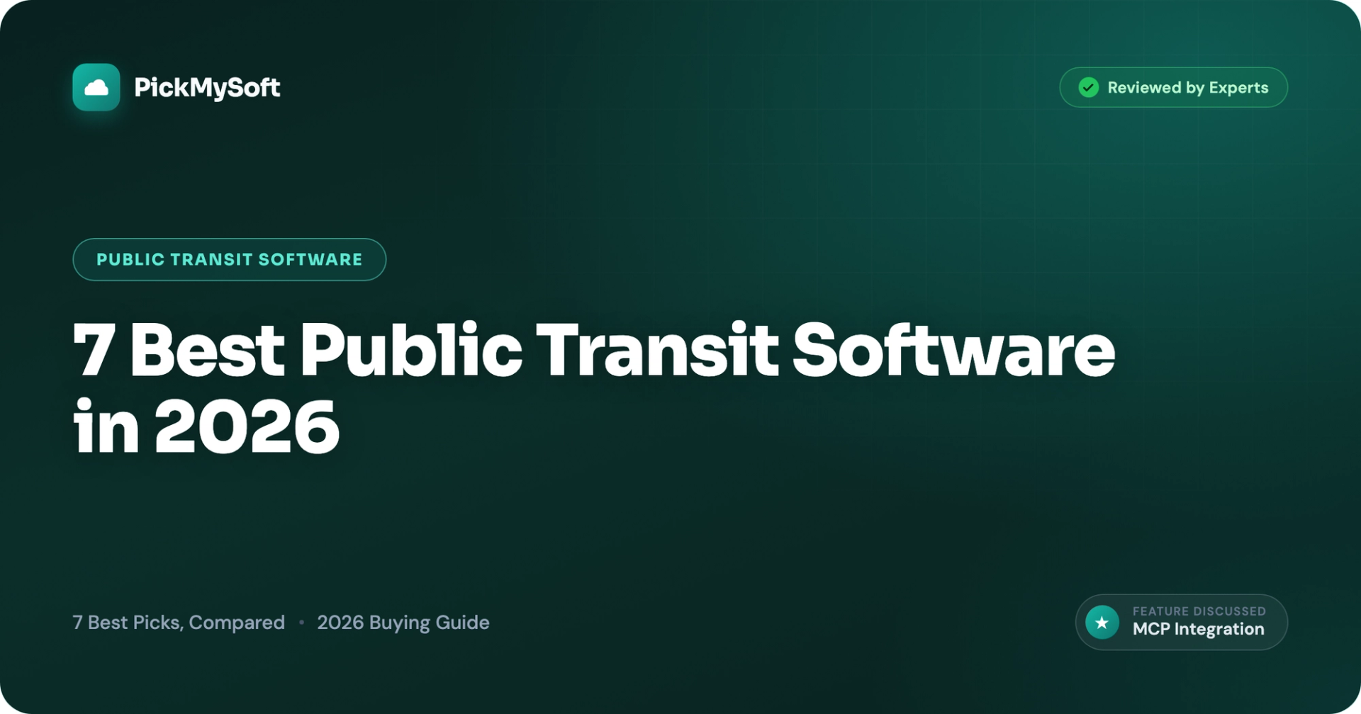 7 Best Public Transit Software in 2026