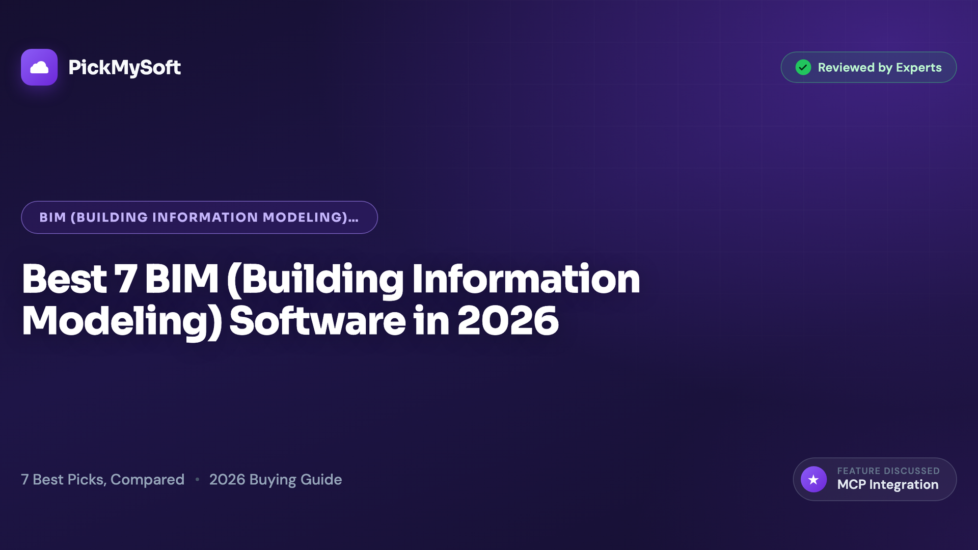 Best 7 BIM (Building Information Modeling) Software in 2026