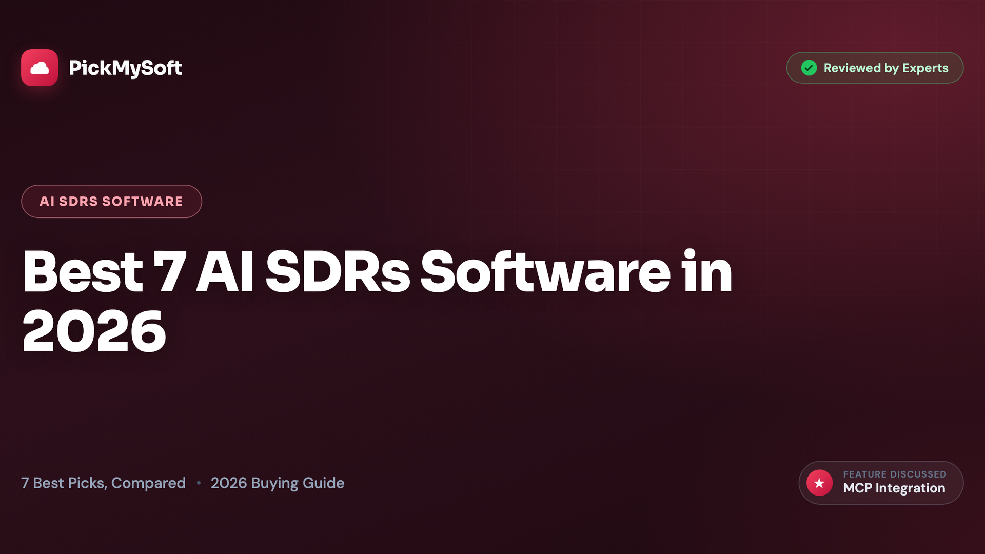 Best 7 AI SDRs Software in 2026