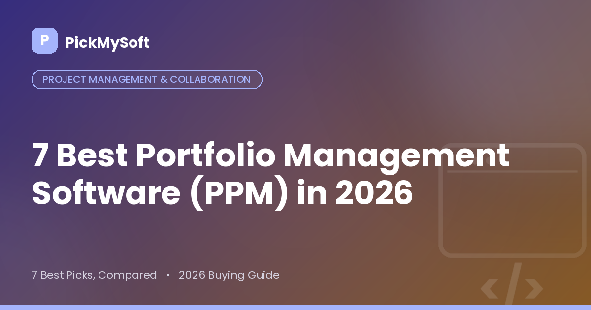 Best Portfolio Management Software