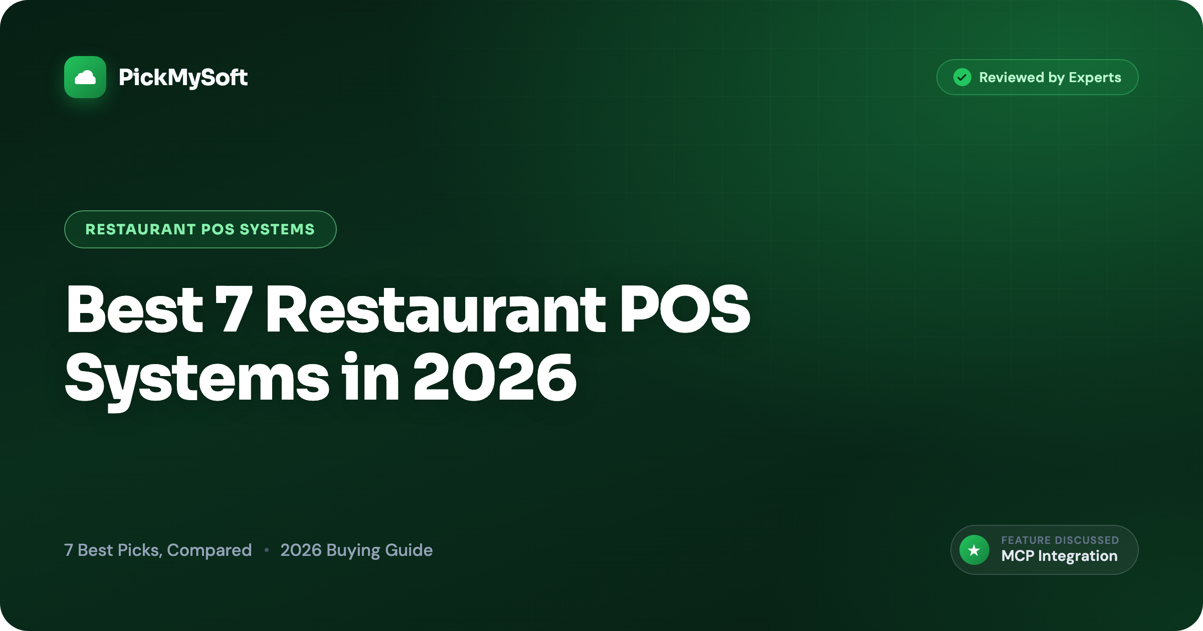 Best 7 Restaurant POS Systems in 2026