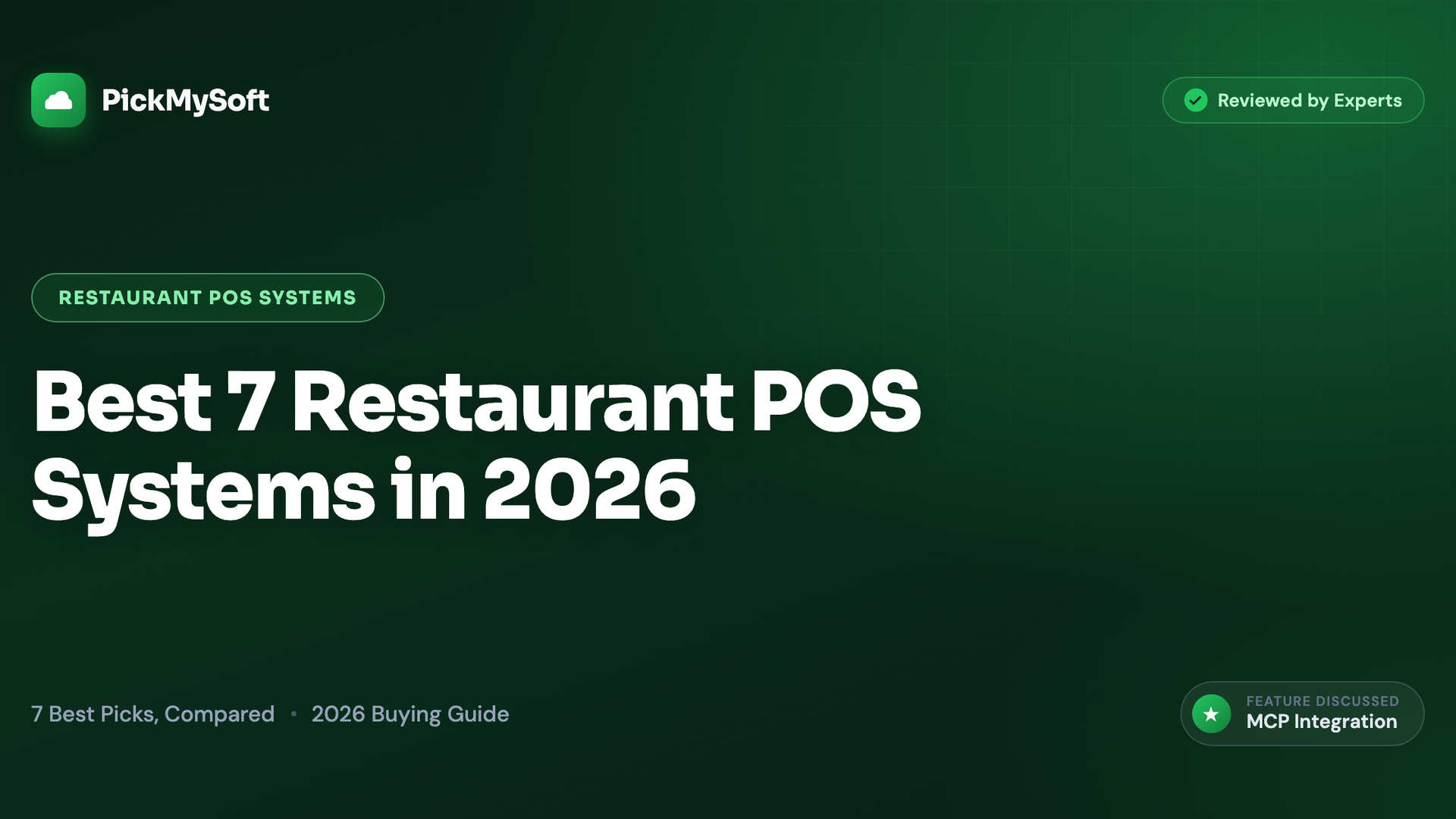 Best 7 Restaurant POS Systems in 2026
