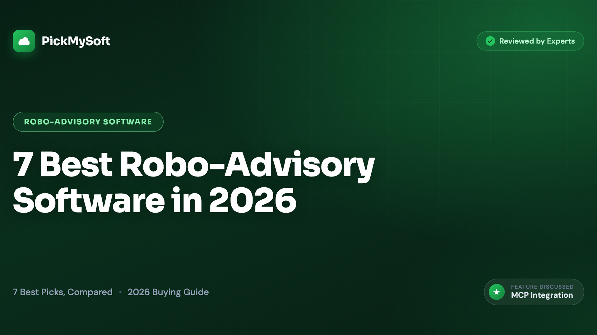 7 Best Robo-Advisory Software in 2026