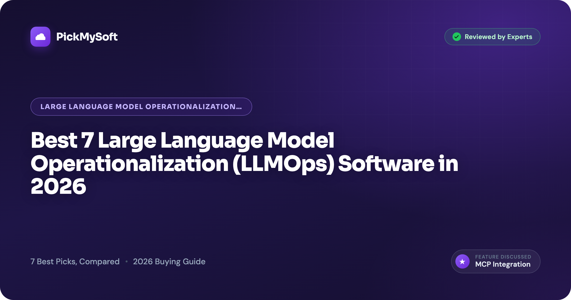 Best 7 Large Language Model Operationalization (LLMOps) Software in 2026