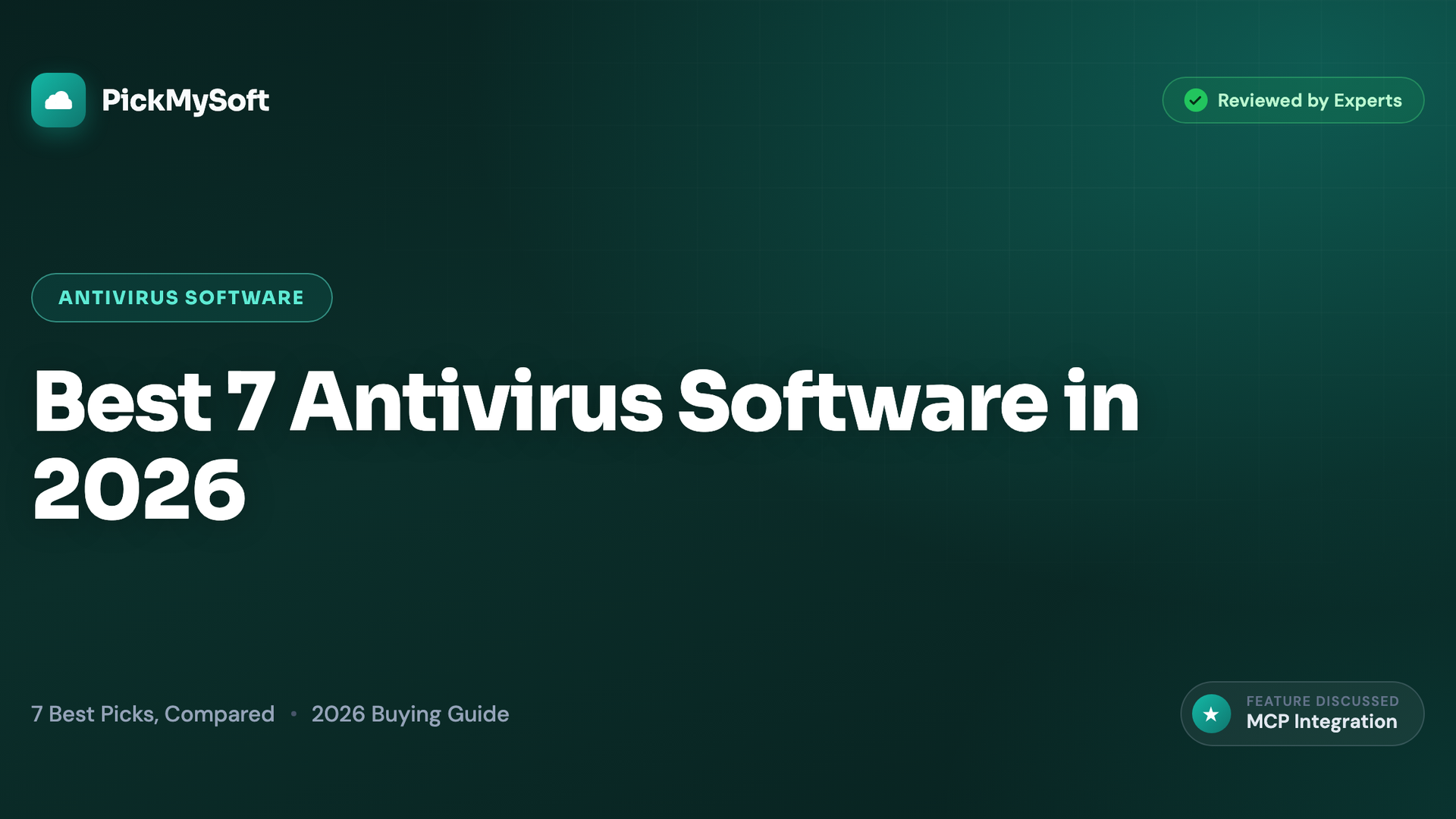 Best 7 Antivirus Software in 2026