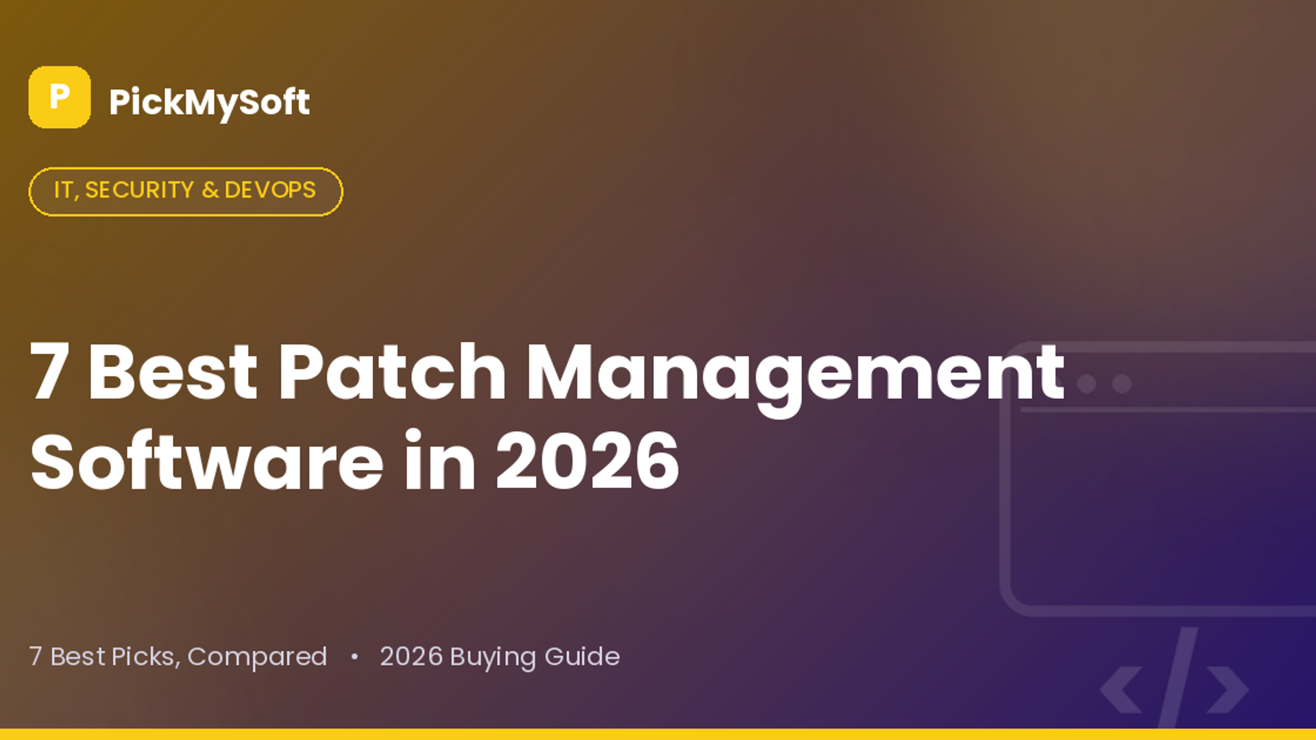 Best Patch Management Software