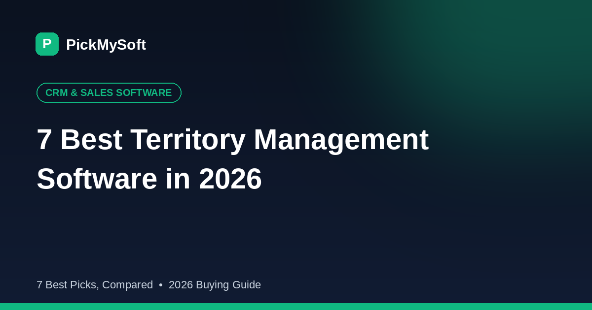7 Best Territory Management Software in 2026