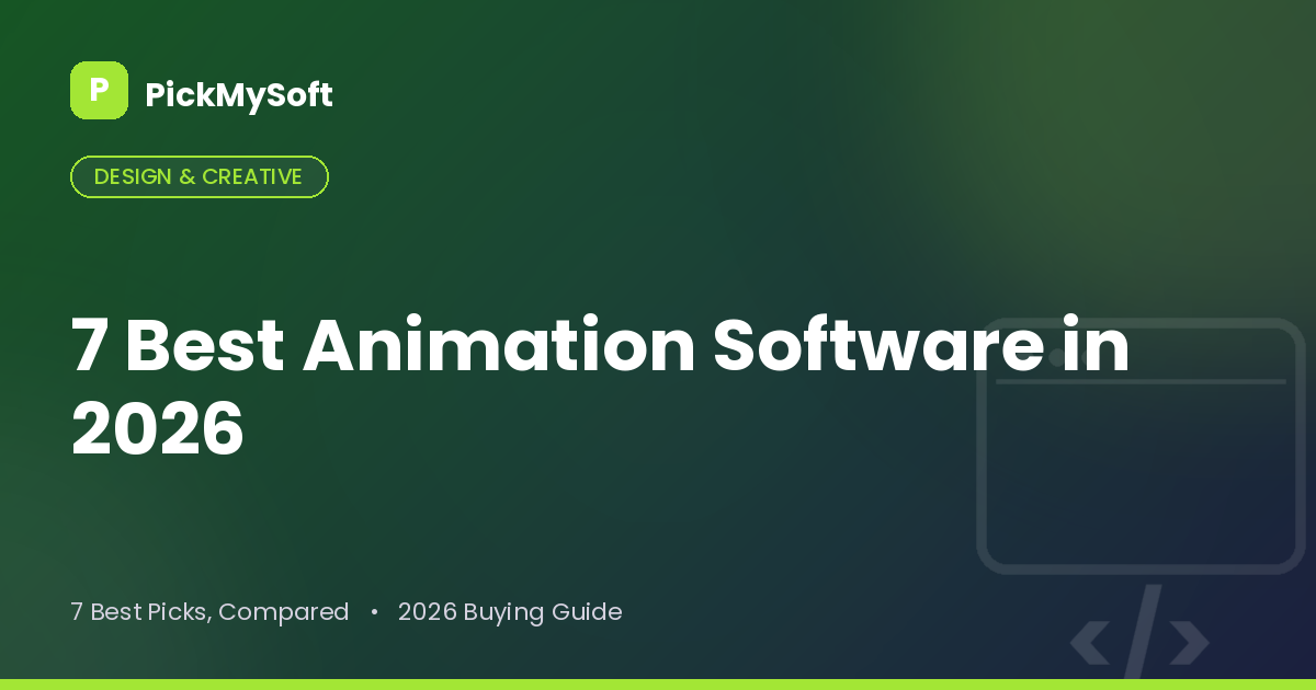 Best Animation Software