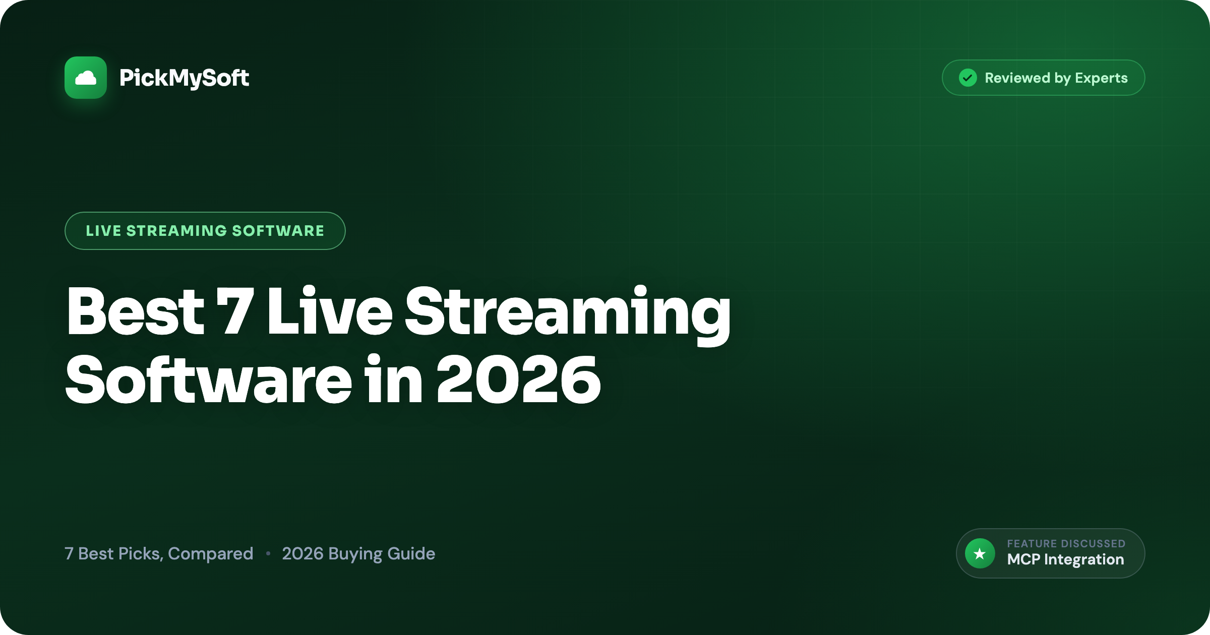 Best 7 Live Streaming Software in 2026