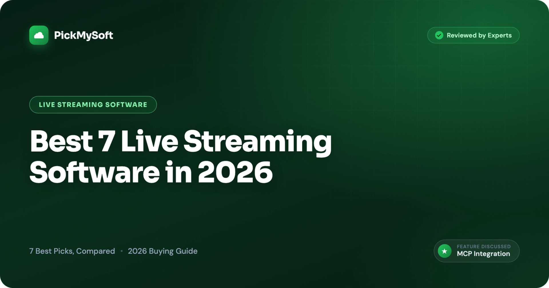 Best 7 Live Streaming Software in 2026