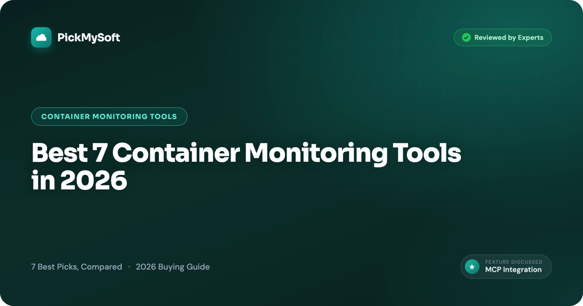 Best 7 Container Monitoring Tools in 2026