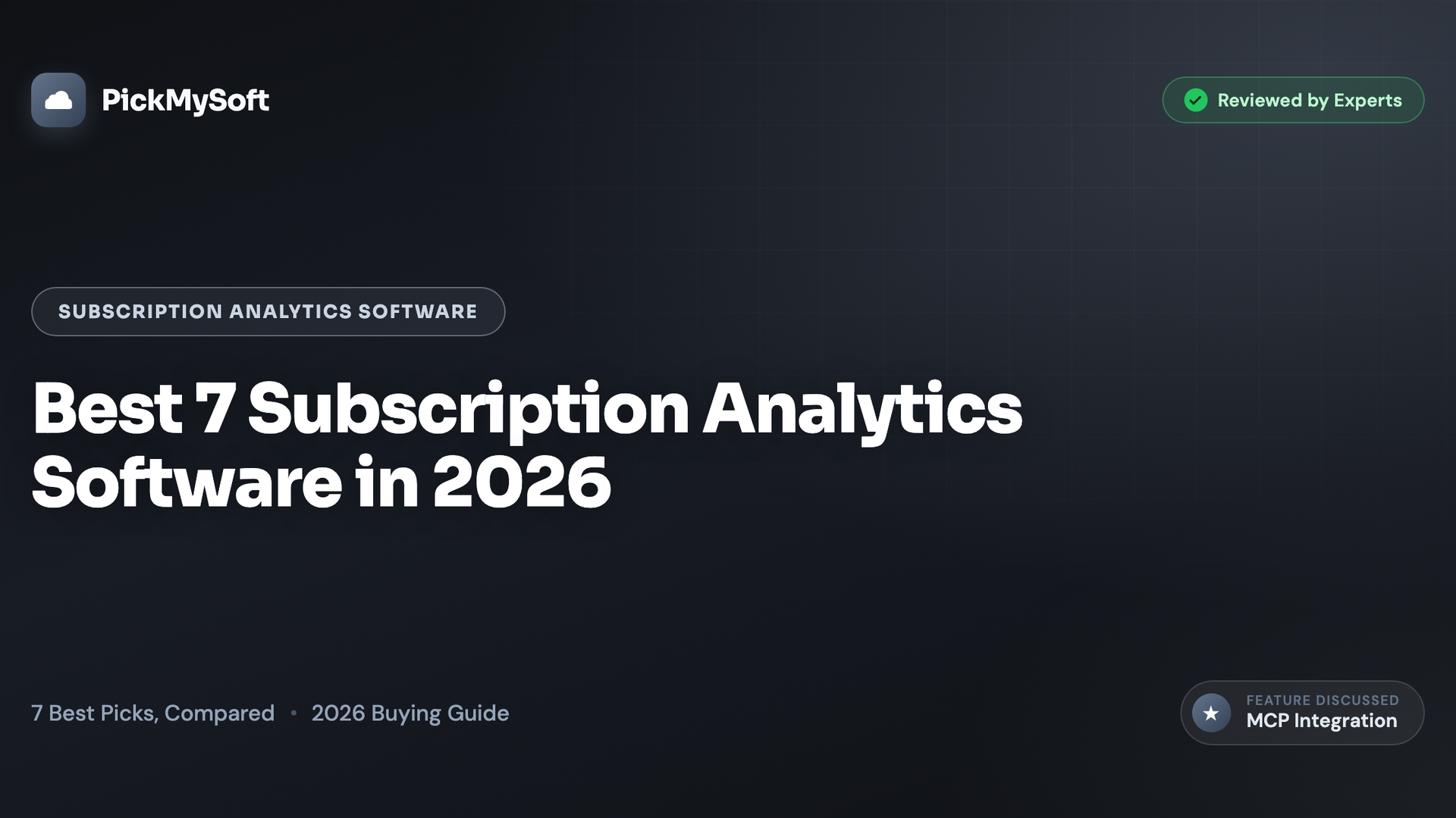 Best 7 Subscription Analytics Software in 2026