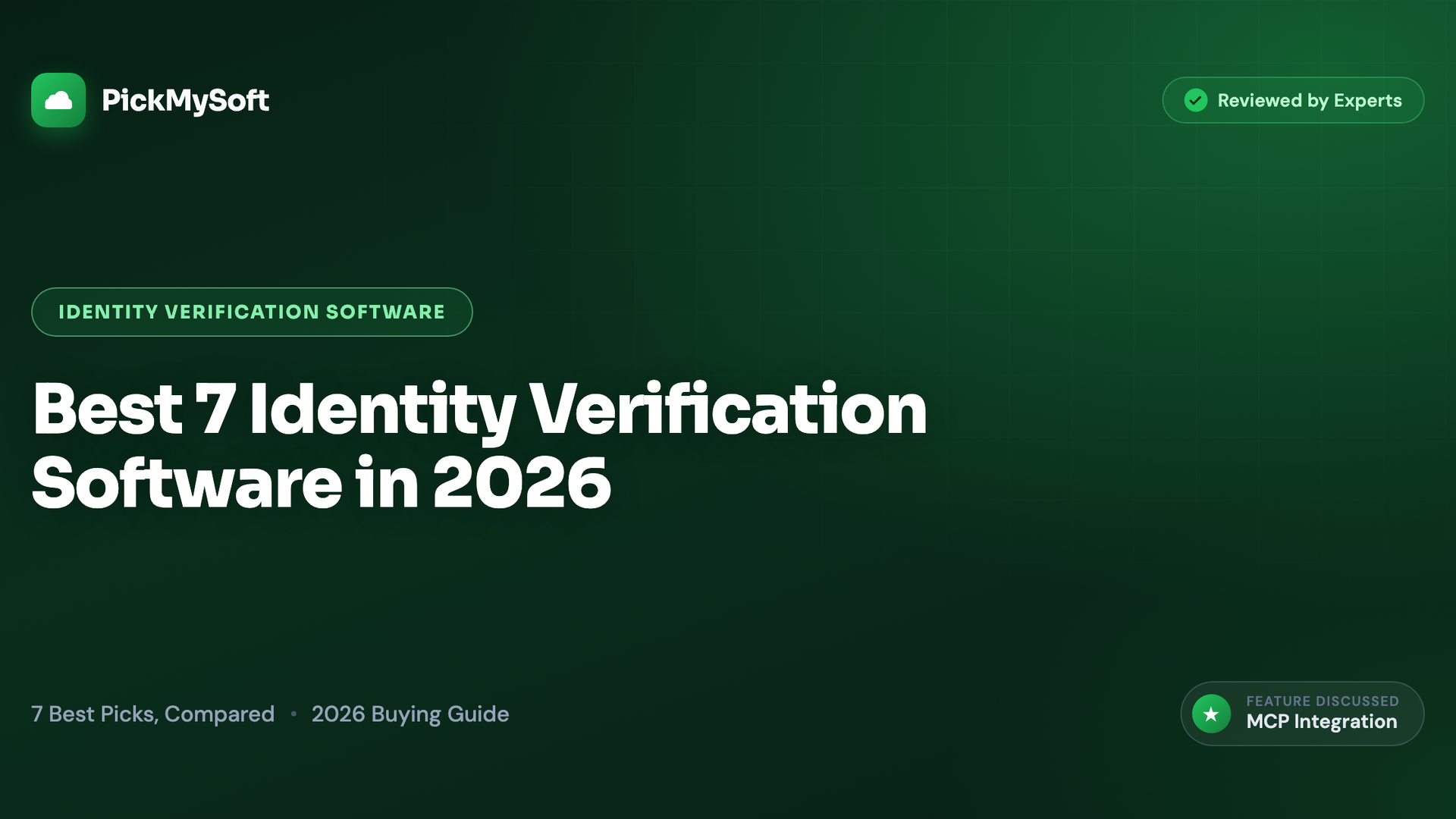 Best 7 Identity Verification Software in 2026