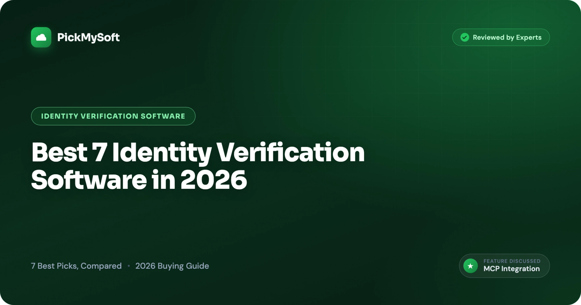 Best 7 Identity Verification Software in 2026