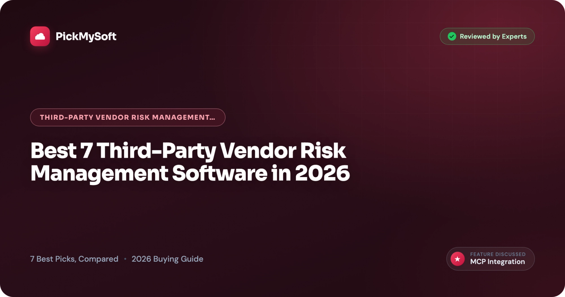 Best 7 Third-Party Vendor Risk Management Software in 2026