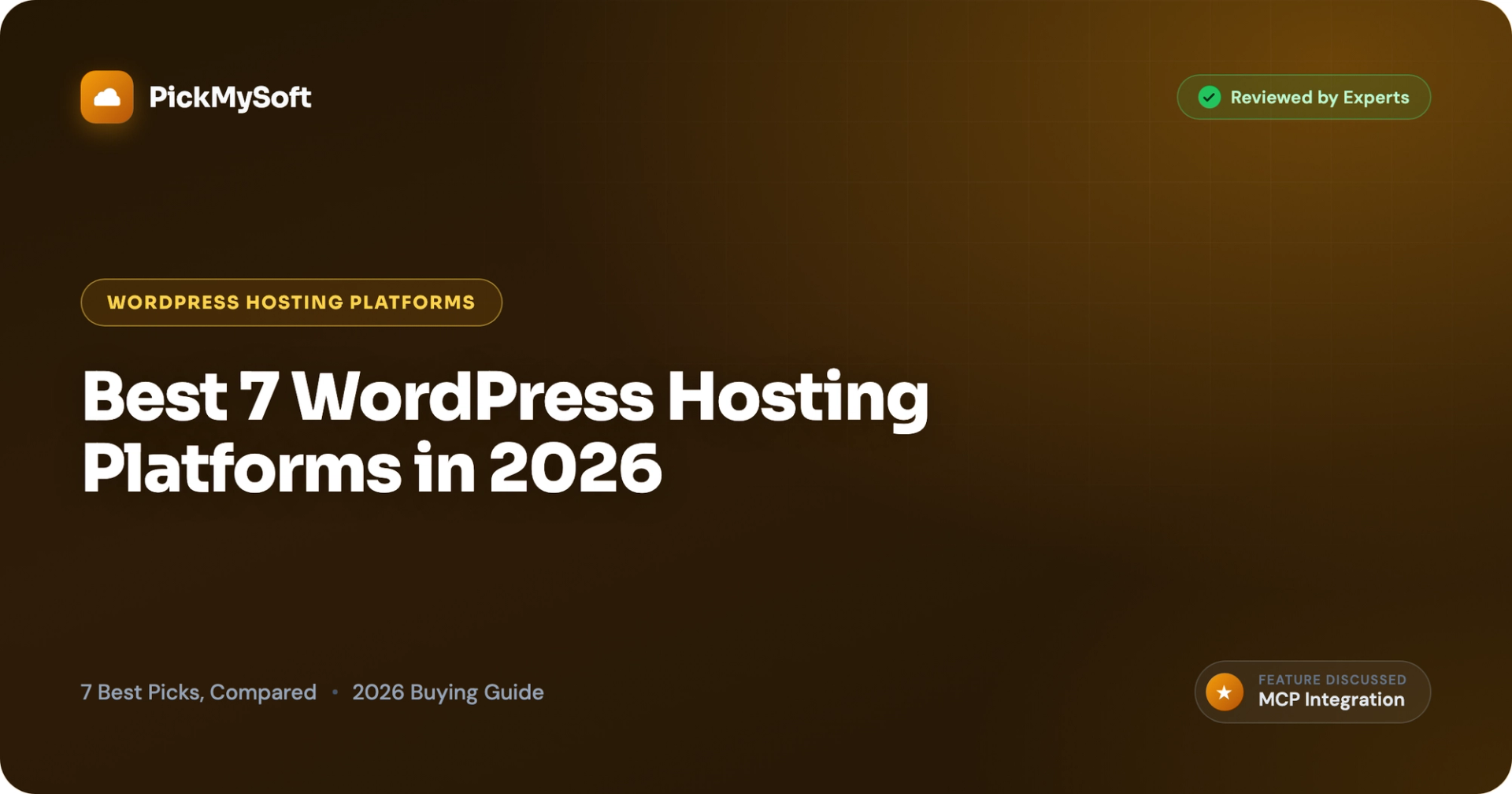 Best 7 WordPress Hosting Platforms in 2026