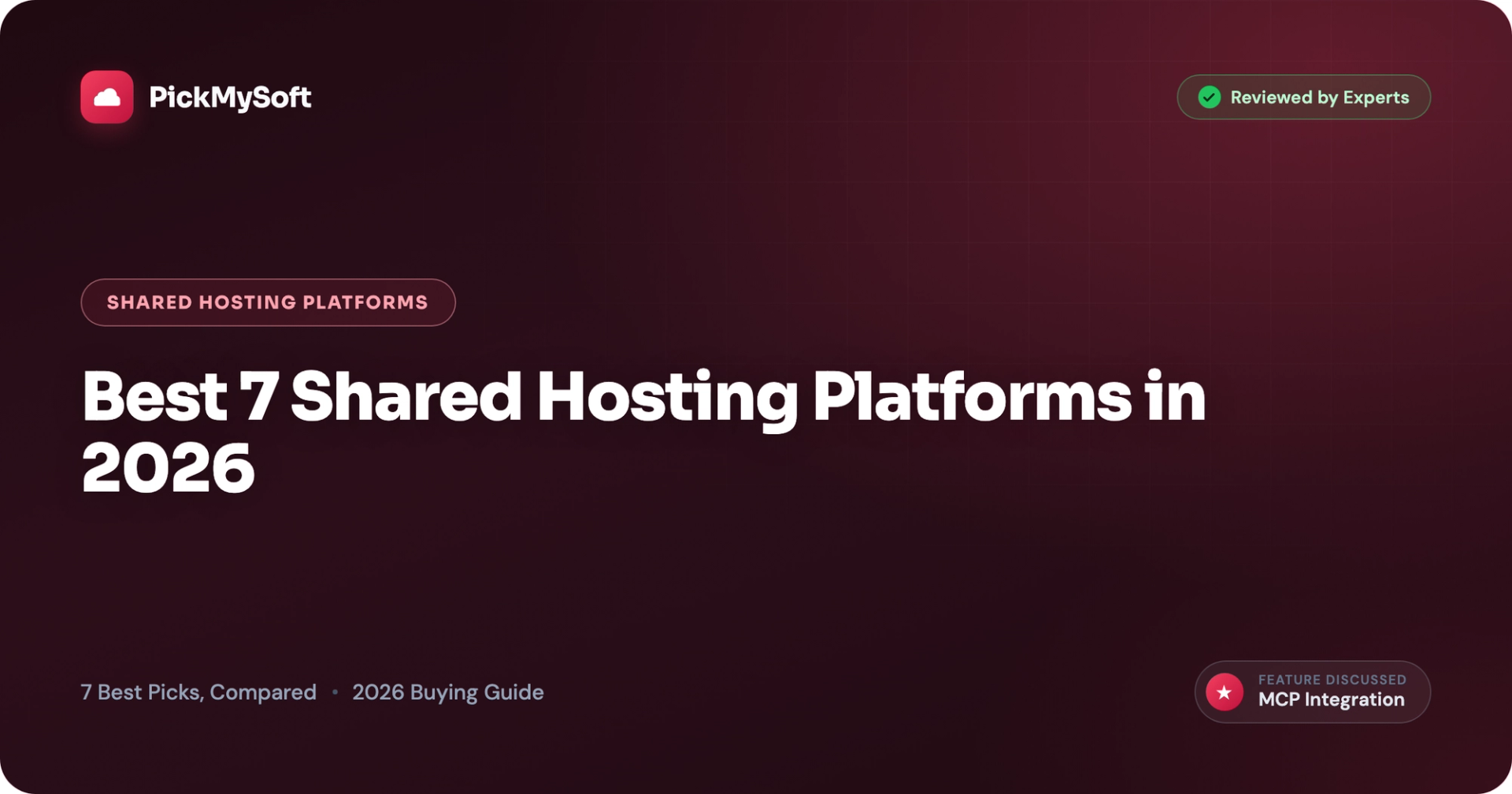 Best 7 Shared Hosting Platforms in 2026