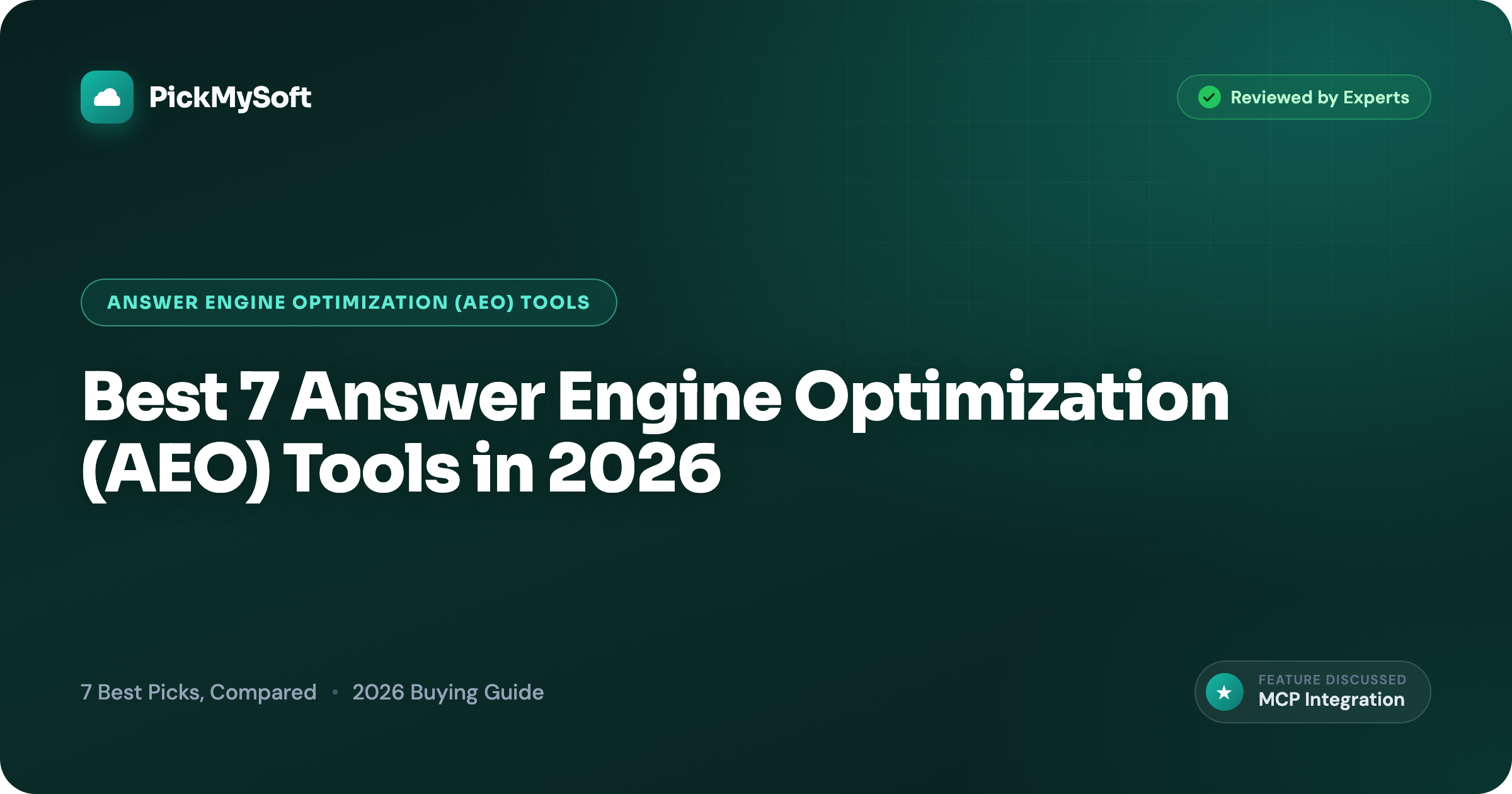 Best 7 Answer Engine Optimization (AEO) Tools in 2026