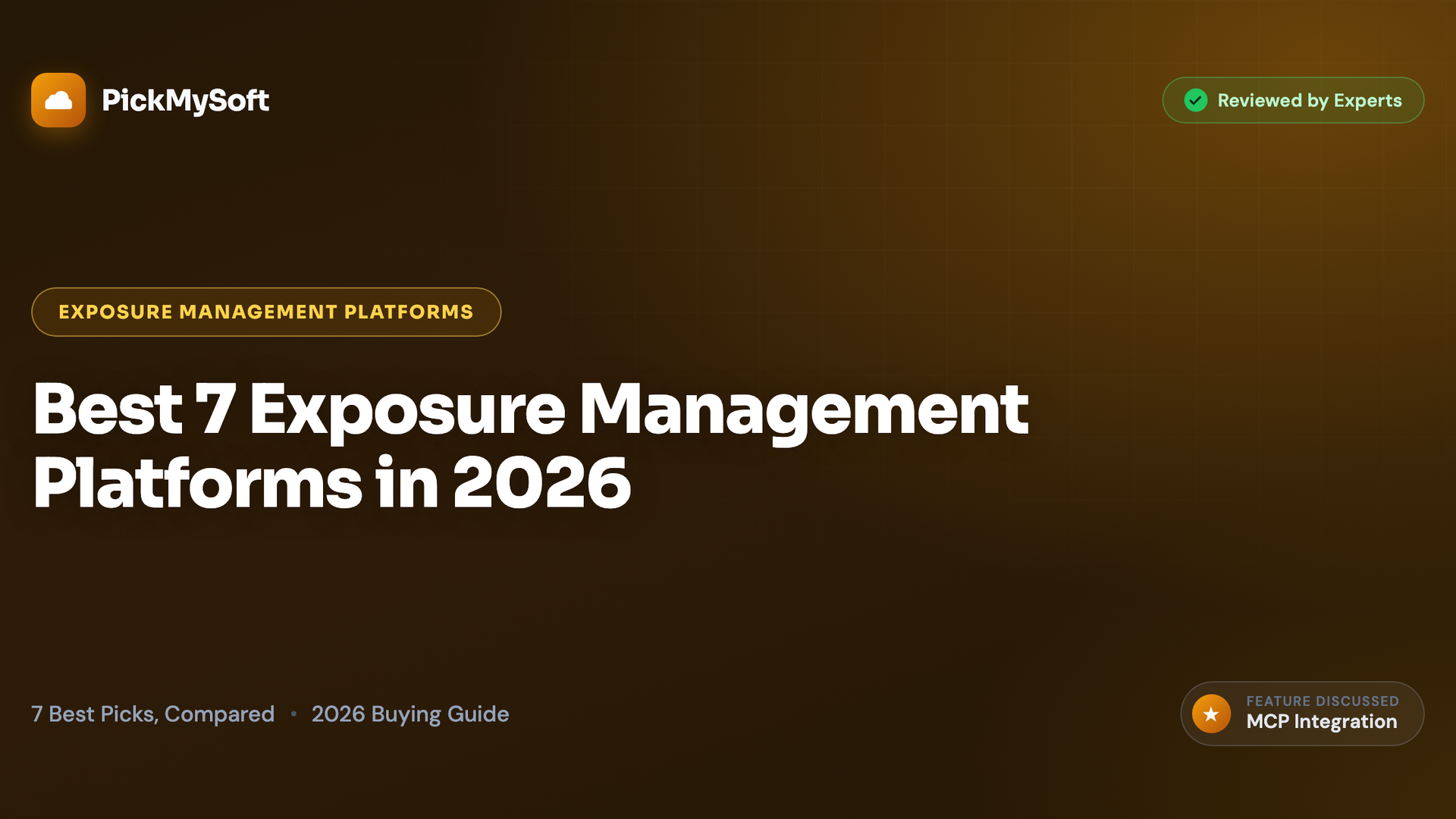 Best 7 Exposure Management Platforms in 2026