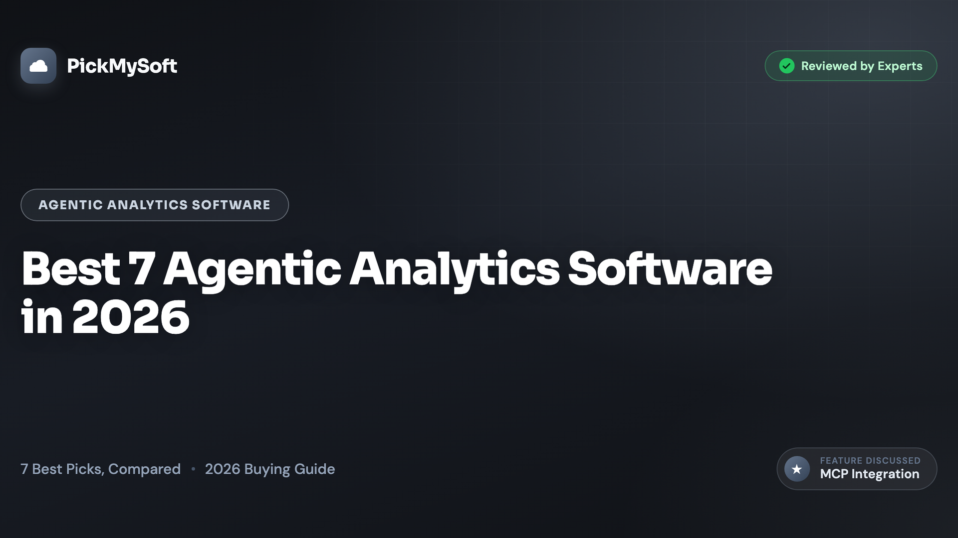Best 7 Agentic Analytics Software in 2026