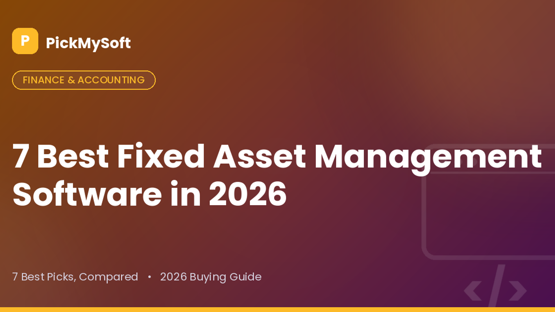 Best Fixed Asset Management Software