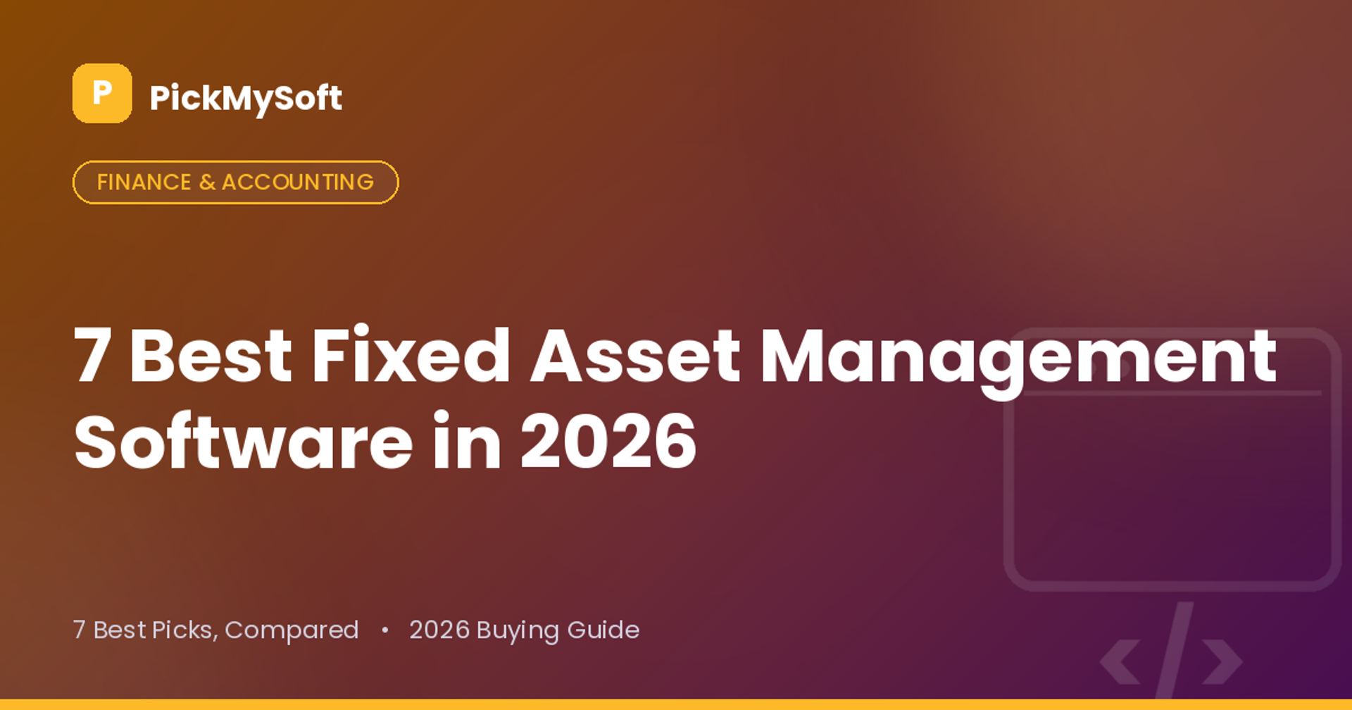 Best Fixed Asset Management Software