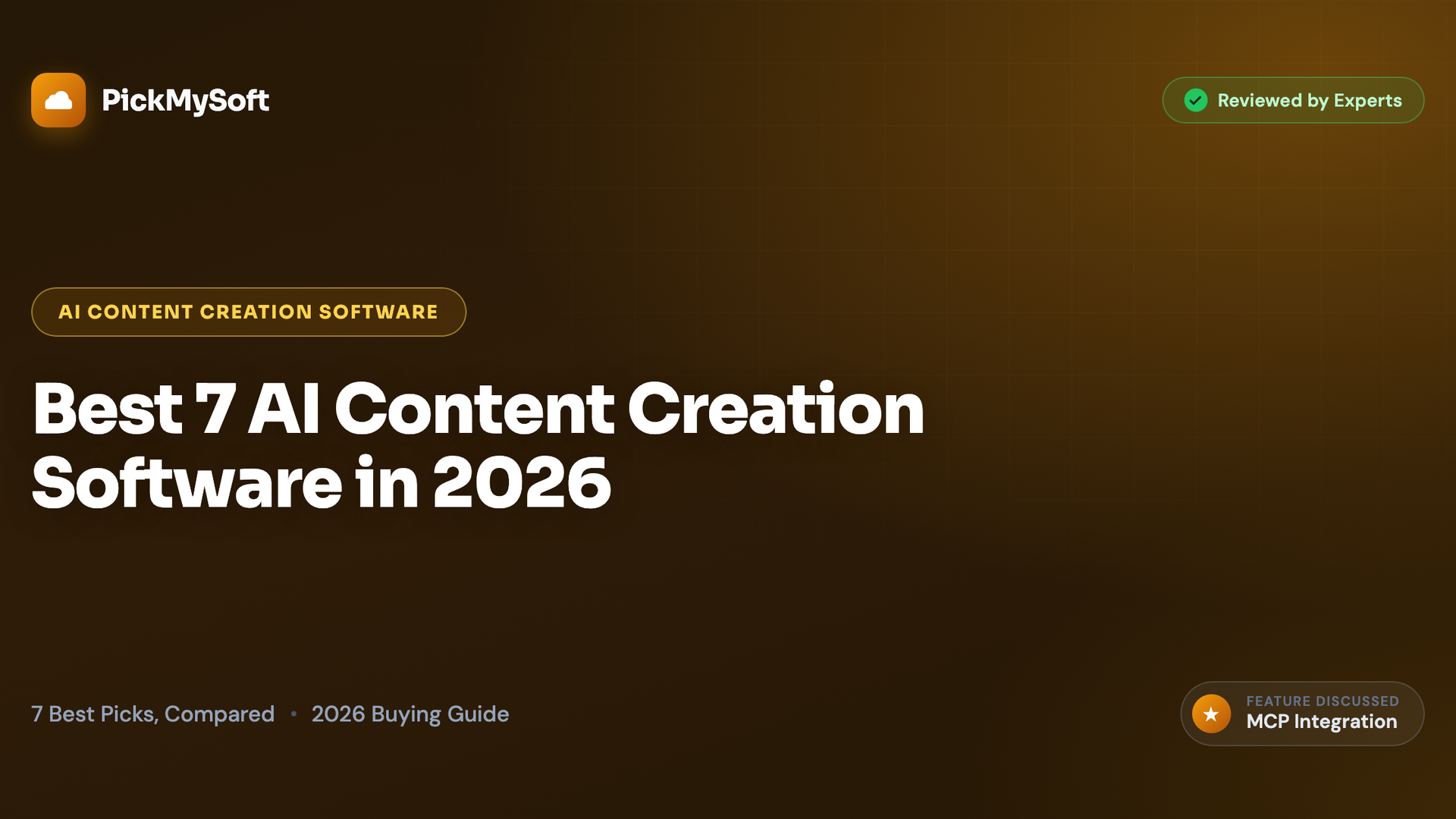Best 7 AI Content Creation Software in 2026