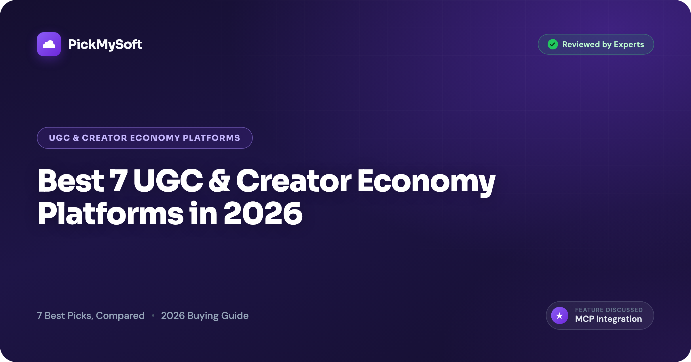 Best 7 UGC & Creator Economy Platforms in 2026