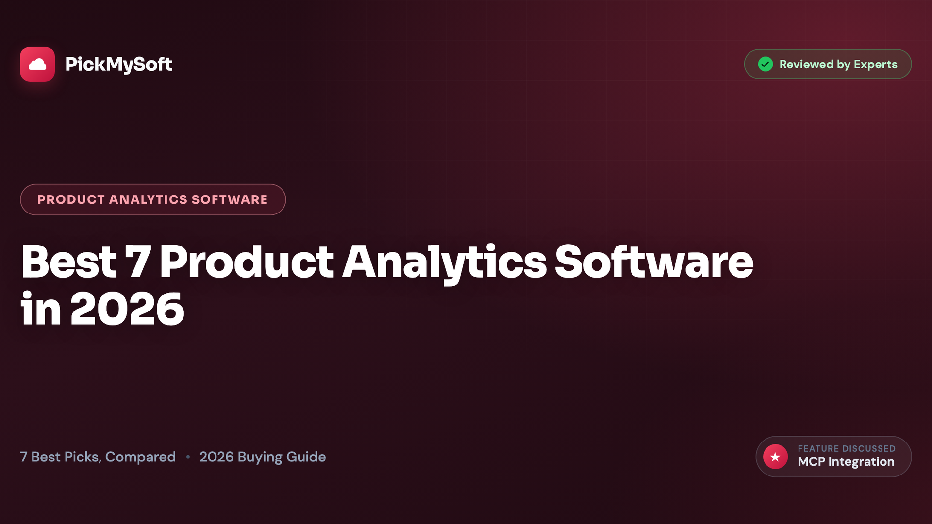 Best 7 Product Analytics Software in 2026