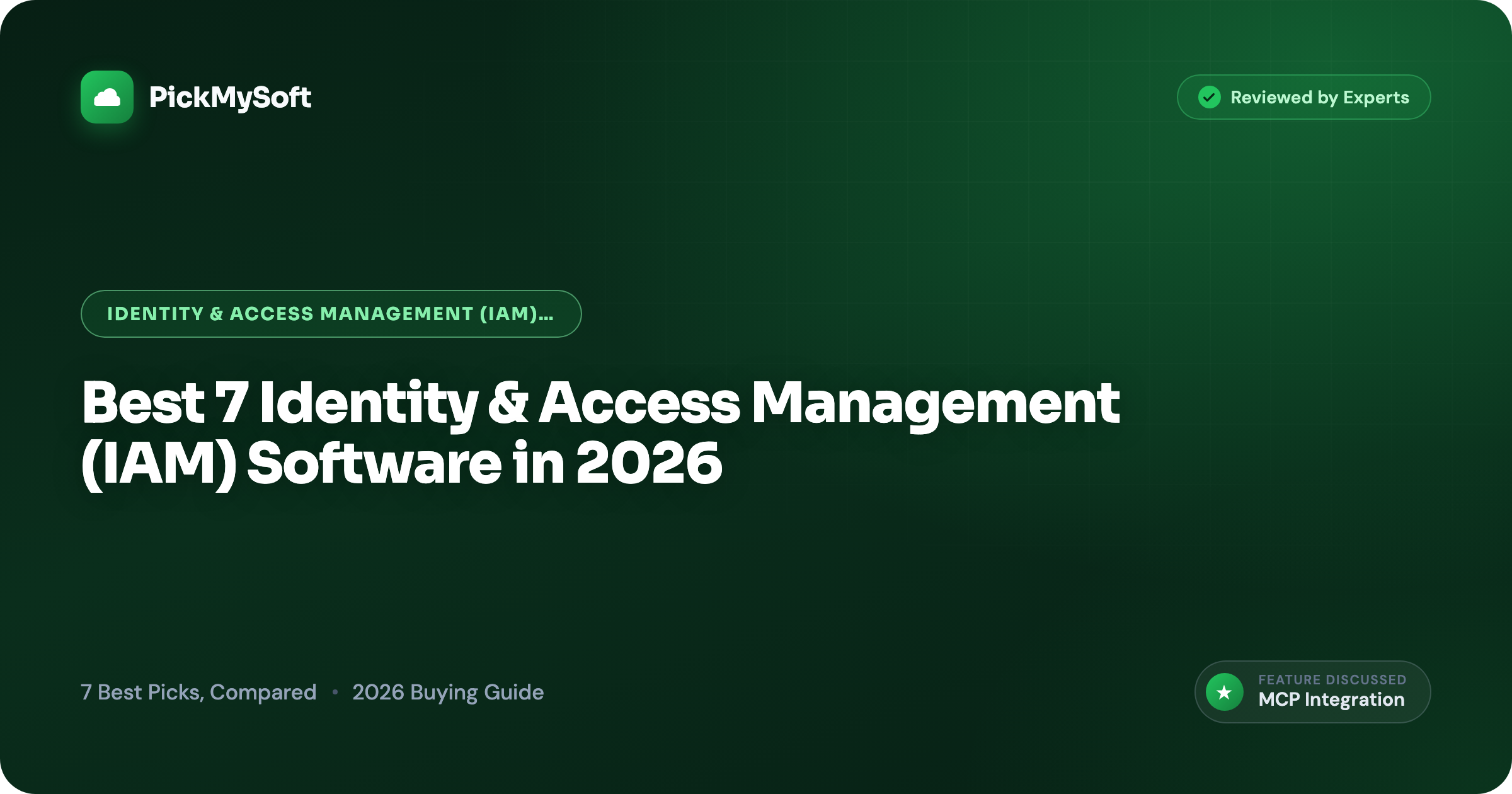 Best 7 Identity & Access Management (IAM) Software in 2026