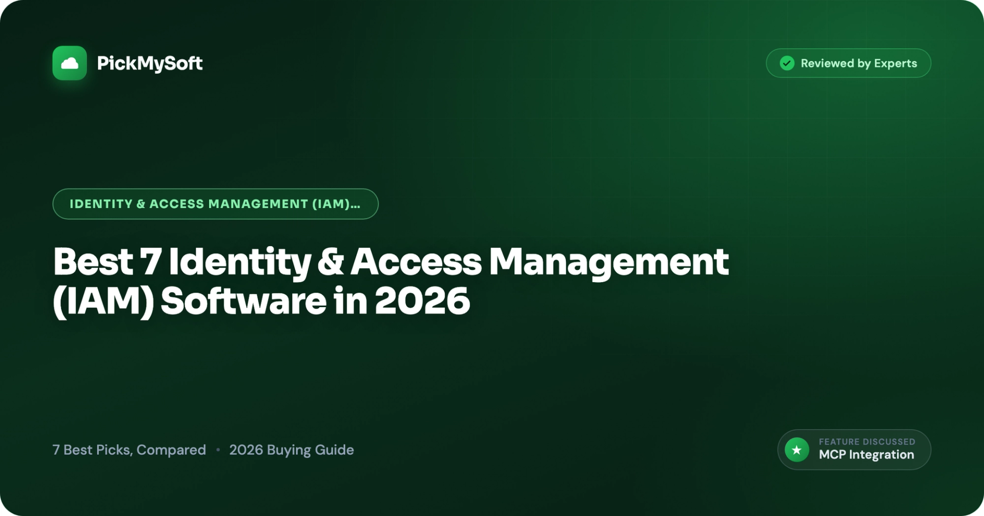 Best 7 Identity & Access Management (IAM) Software in 2026
